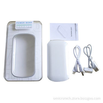 4,400mAh Fashionable Polymer Dual-USB Port Power Banks, Long Standby Time, Various Colors Available